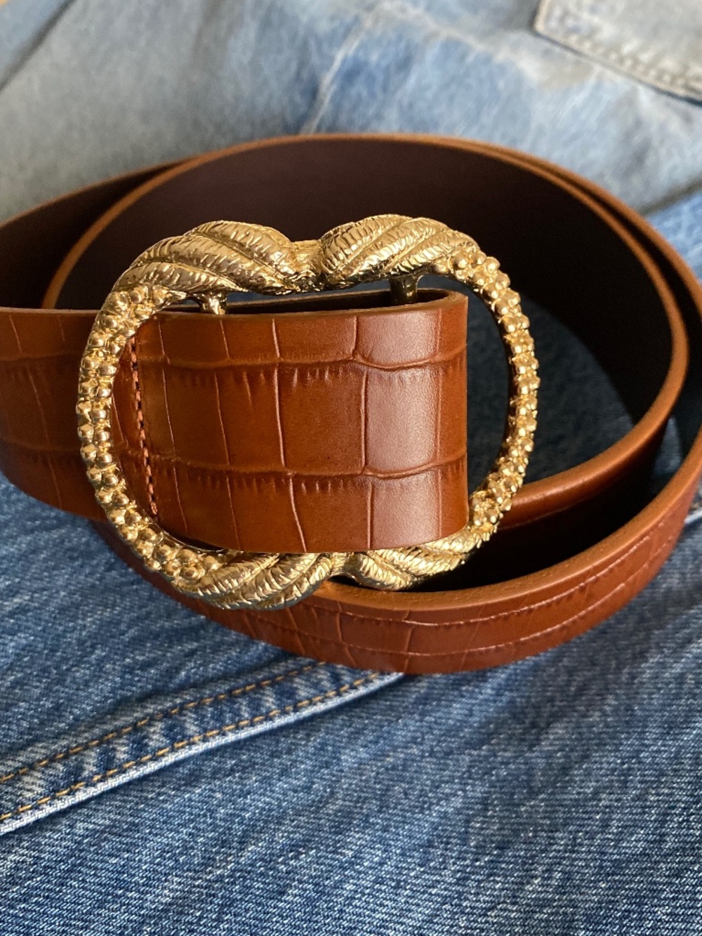 NWOT Artemis Brown Leather Belt